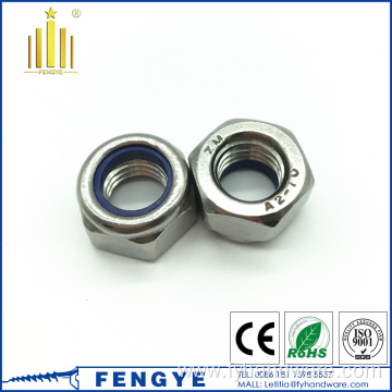 DIN985 DIN982 stainless steel hex nylock nut